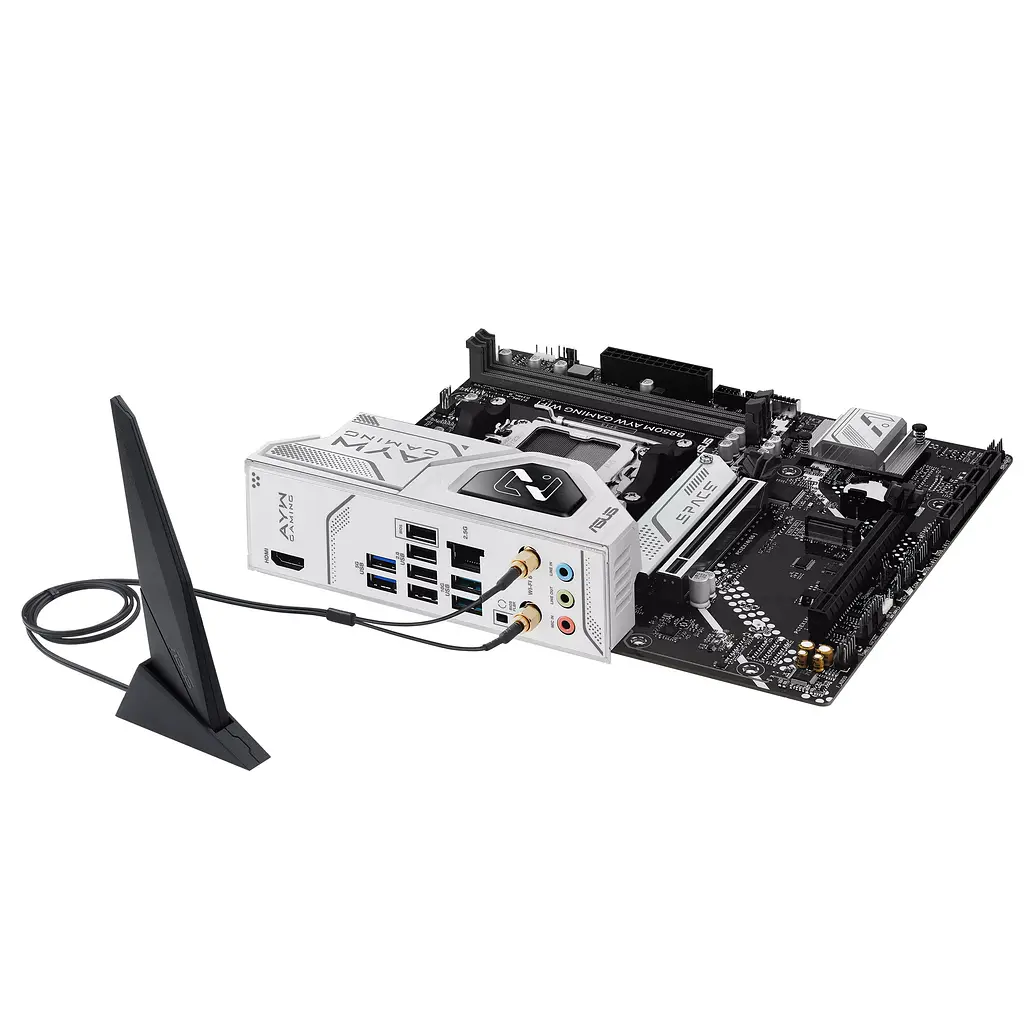 ASUS Материнська плата B850M AYW GAMING WIFI sAM5 B850 2xDDR5 M.2 HDMI Wi-Fi BT mATX - фото 6