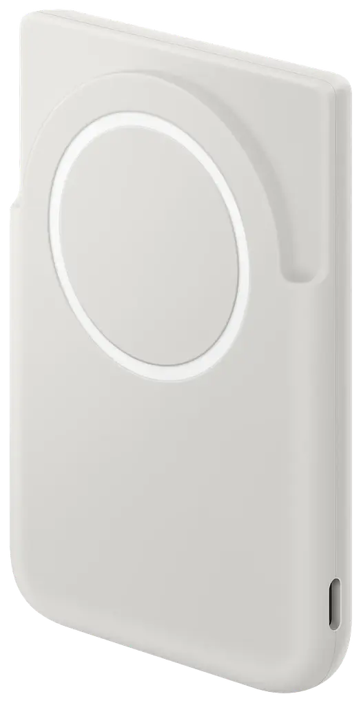 Портативний зарядний пристрій Samsung Magnet Wireless Battery Pack 5000mAh 25W (EB-U2500XJEGWW) Білий (7252028) - фото 2