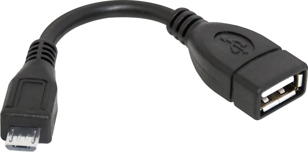 Переходник OTG micro USB M-USB AF, 8см - фото 2