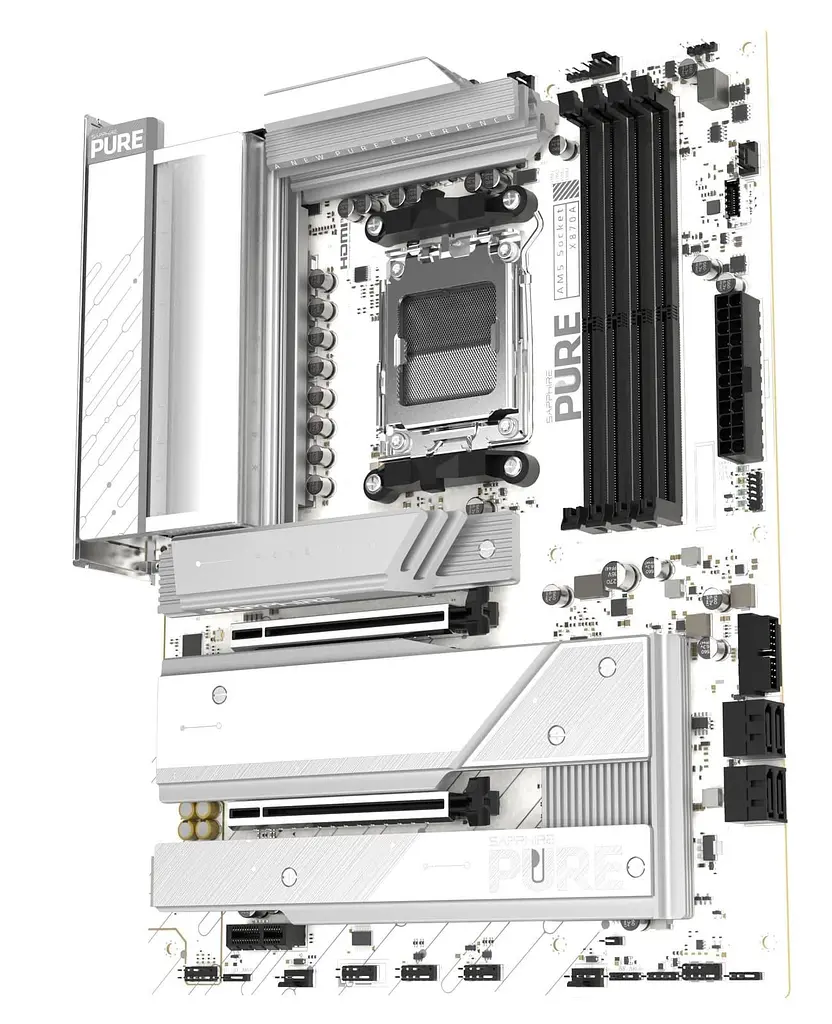 Материнська плата Sapphire PURE X870A WIFI7 (52122-02-40G) (Socket AM5, AMD X870, ATX) - фото 2