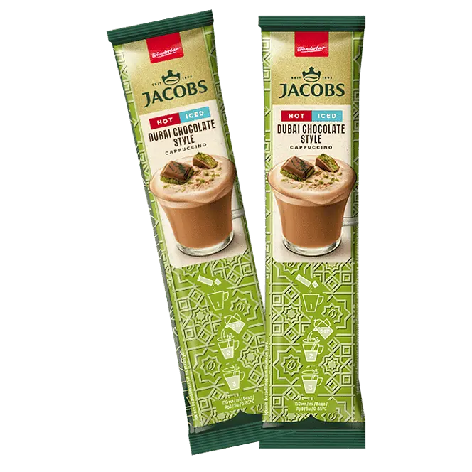 Напій кавовий розчинний Jacobs Капучино зі смаком дубайського шоколаду 19.5 г - фото 2