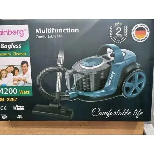 Пылесос ручной Rainberg RB-2267 пылесос с колбой Бирюзовый 4200 Вт - фото 2