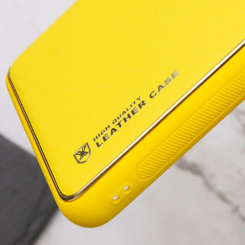 Чохол Epik шкіряний Xshield для Samsung Galaxy A35 Жовтий/Yellow - фото 3