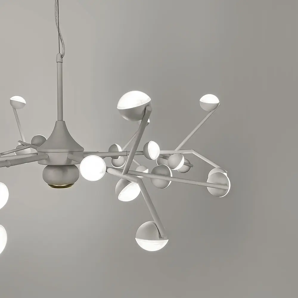 Люстра-молекула в белом на 36 светодиодов | Ст. SP 06/36 WT | Line F - фото 3