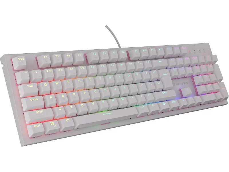 Клавіатура Genesis Thor 303 RGB Outemu Peach Silent White (NKG-1879) - фото 2