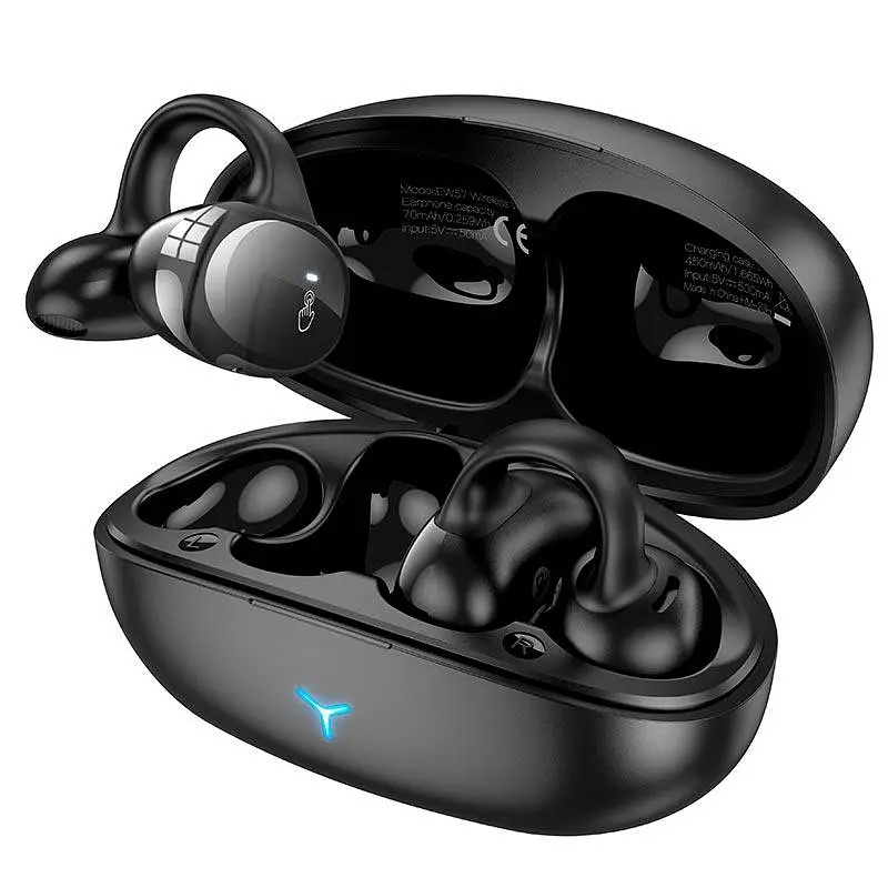 Навушники HOCO Auspicious clip-on true wireless BT headset EW57 BT5.3 11h white - фото 2