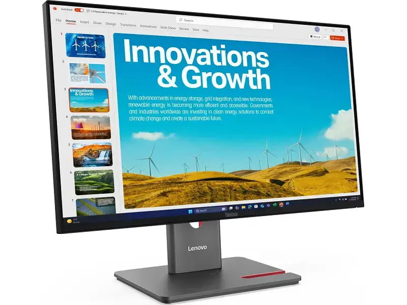 Монітор Lenovo ThinkVision P24QD-40 (64B1GAT1UA) - фото 2