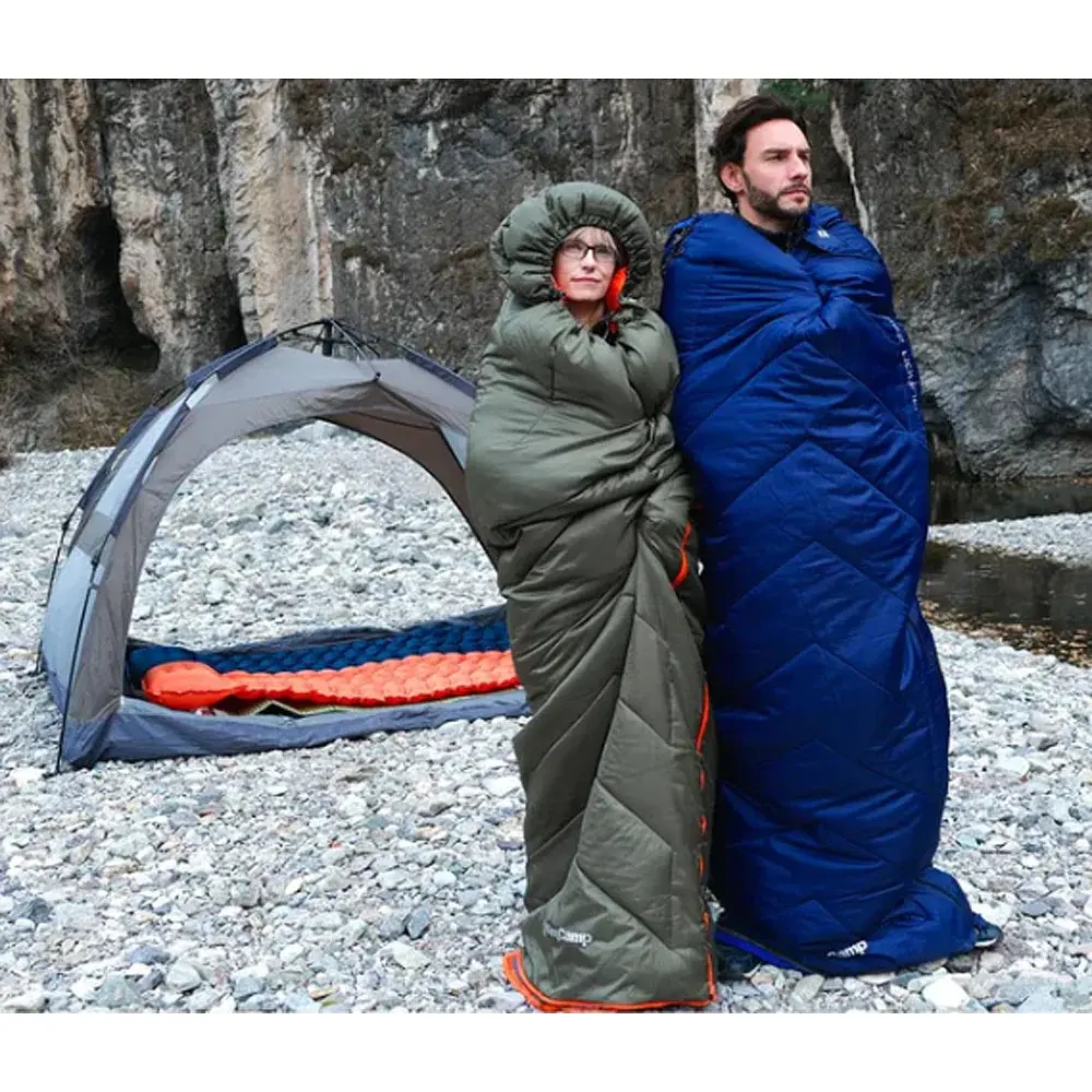 Спальний мішок KingCamp Huron 250 Comf +12°C / Lim +7°C / Extr -3°C Navy - фото 4