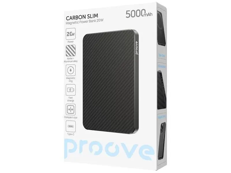 Зовнішній акумулятор (Power Bank) Proove 5000mAh 20W Black (PBCS20010001) - фото 5