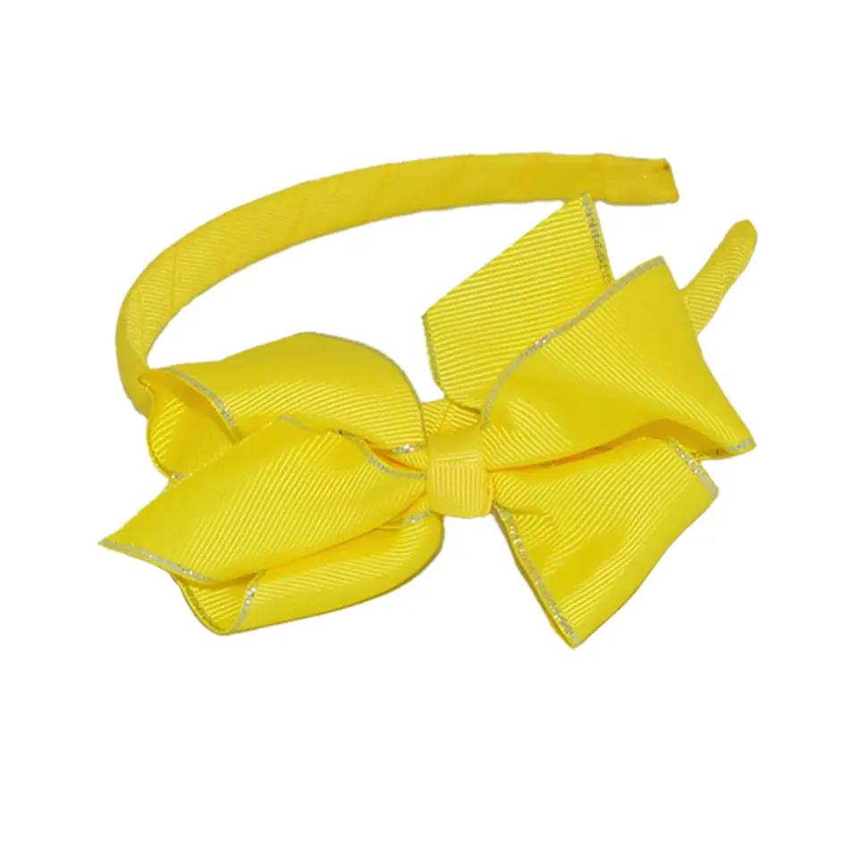 Набор Обручи детские с бантиком La-beauty 0106-012, 5 цветов - фото 6