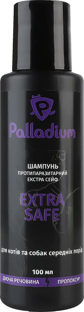 Шампунь Palladium Extra Safe противопаразитарный для кошек и собак средних пород 100 мл - фото 6