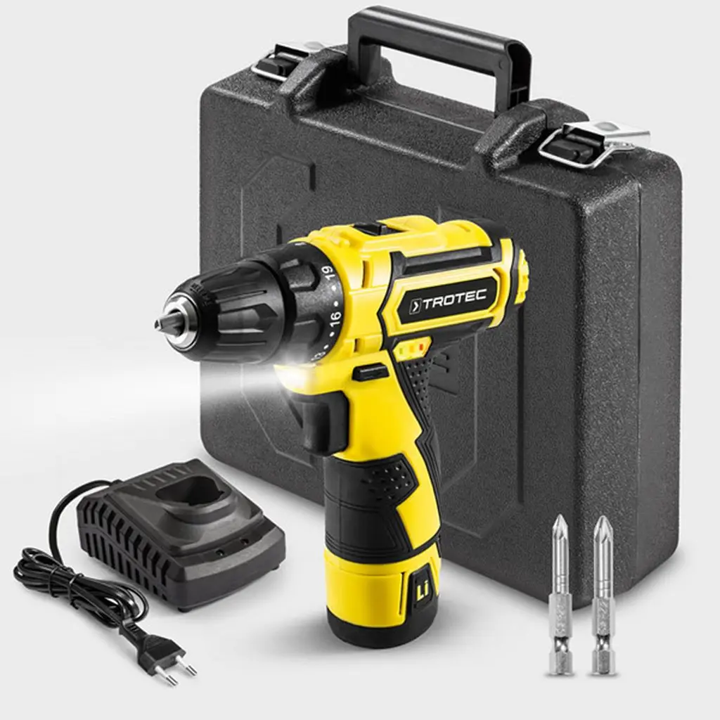 Дриль-шурупокрут акумуляторний Trotec PSCS 11-12V + кейс (4410000102) - фото 5