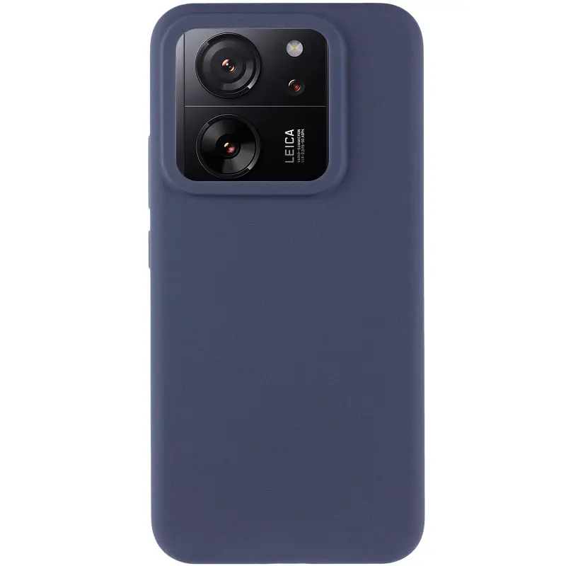 Чехол Silicone Cover Lakshmi (AAA) для Xiaomi 13T / 13T Pro Темно-синий / Midnight blue - фото 2