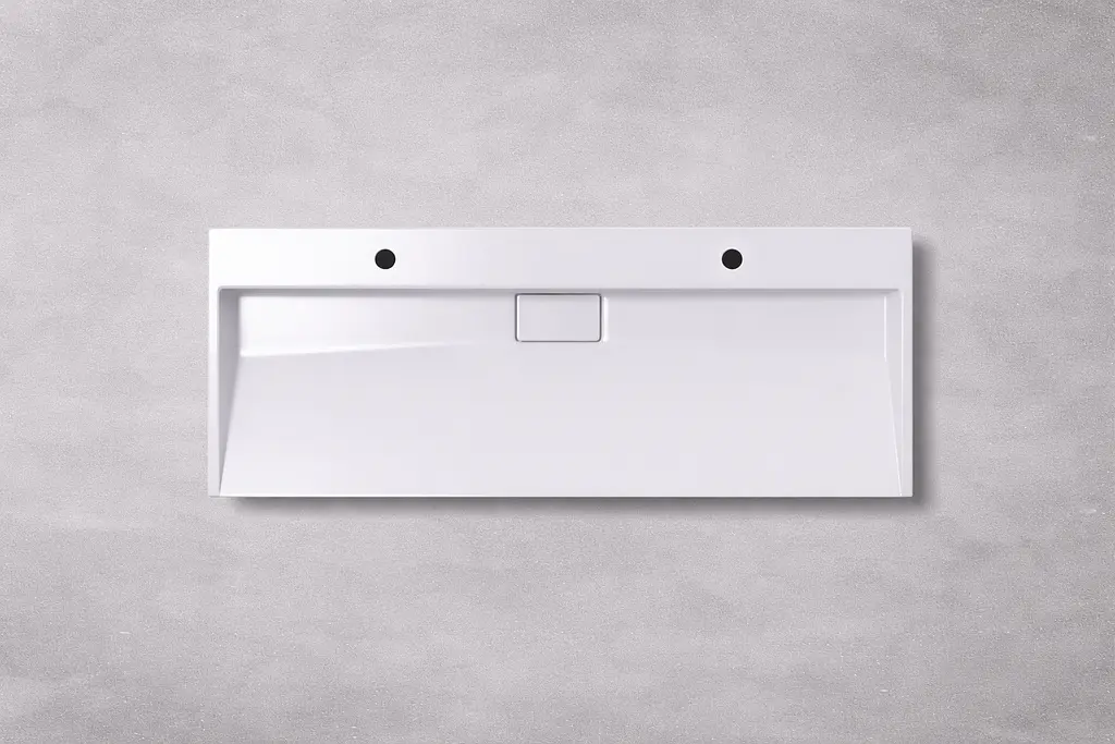 Умивальник VBI Este 120x46 см накладний/підвісний 2/O white VBI-019927