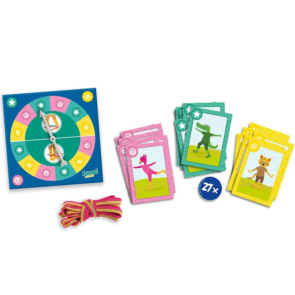 Развивающая игра с резинкой для прыжков SES Creative Прыгающая команда (02248S) - фото 2