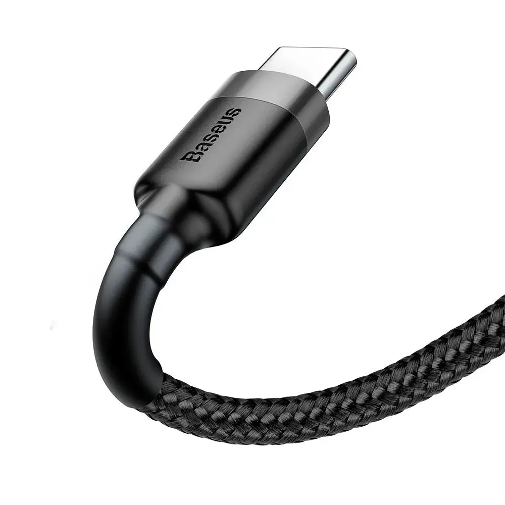 Кабель Baseus Cafule USB to USB-C 3m Grey/Black (CATKLF-UG1) [82110] - фото 4