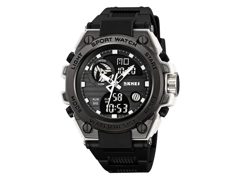 Чоловічий наручний годинник 2360WTBK White-Black Skmei acs0029963 - фото 2