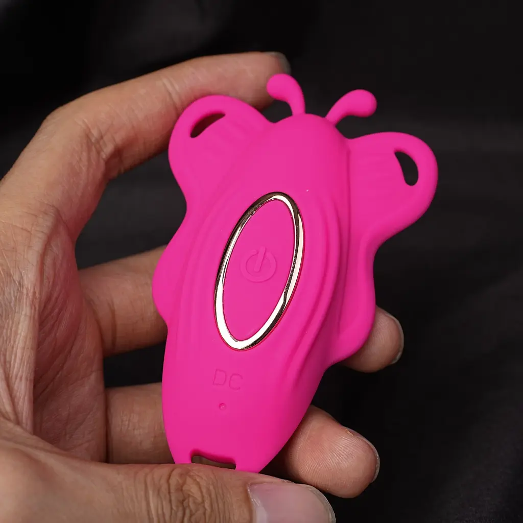 Силіконовий Smart вібратор-трусики LoveSpouse Panties безшумний з ремінцями 9 режимів Фіолетовий - фото 6