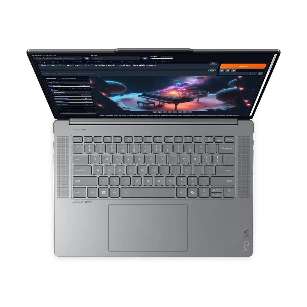 Ноутбук, Lenovo Yoga Slim 7i Aura Edition, 15, сенсорный, 16GB, 512GB - фото 4