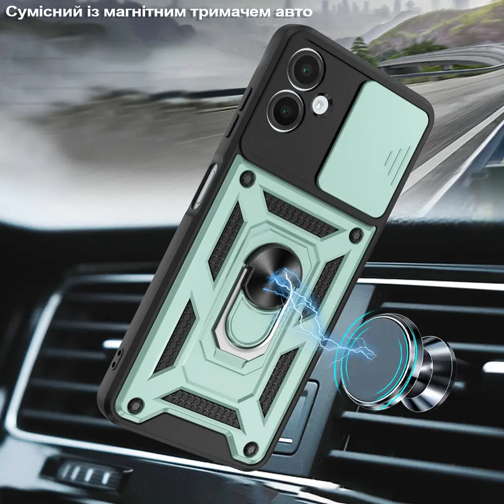 Чохол до мобільного телефона BeCover Military Samsung Galaxy A07 SM-A075 Dark Green (713899) - фото 3