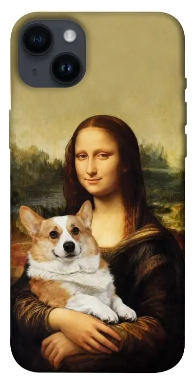 TPU чохол Demsky Mona corgi для Apple iPhone 14 Plus (6.7")