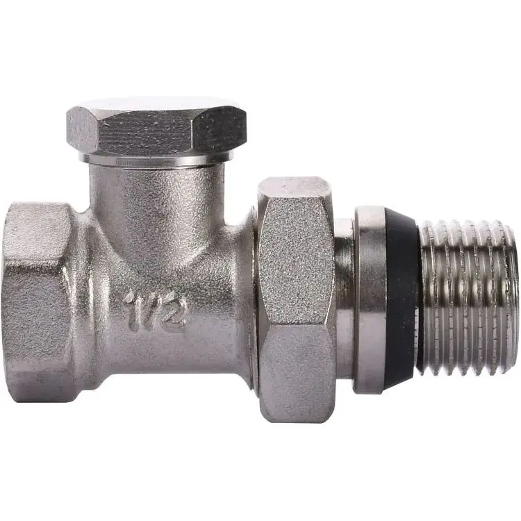 Кран радіаторний прямий Eco Technology ECO5108 1/2″ під ключ з ущільнювачем