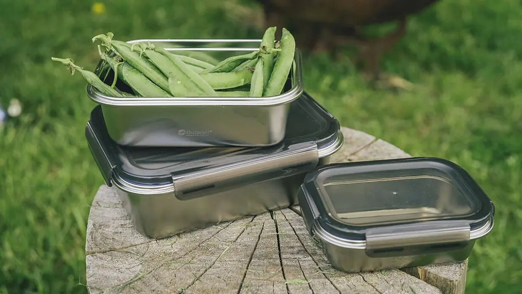 Набір харчових контейнерів із нержавіючої сталі Outwell Camper Food Box Set 3 шт (651210) - фото 5