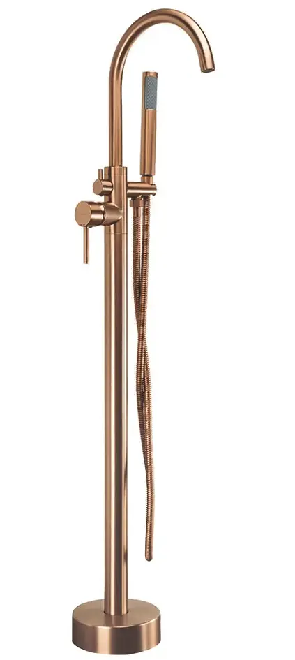 Змішувач для ванни Rea Lungo підлоговий brushed copper REA-B7495