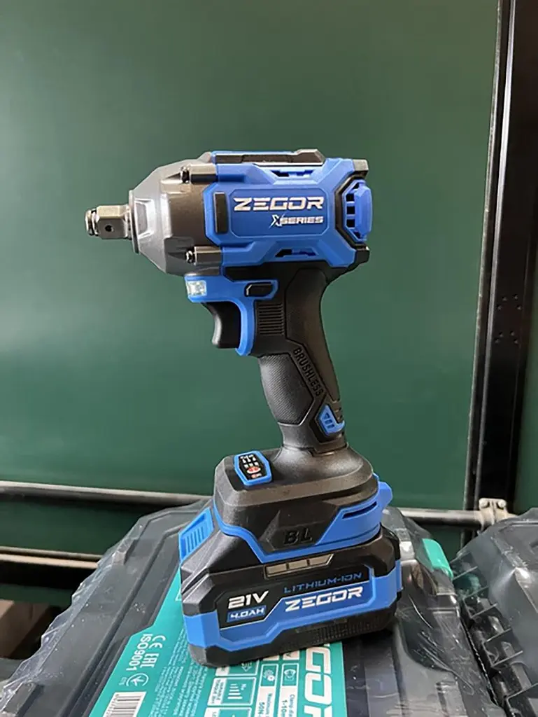 Гайковерт ударний акумуляторний Zegor SDAX-21BL-500 21V Advanced 2 батареї безщітковий двигун/реверс/з підсвічуванням - фото 13