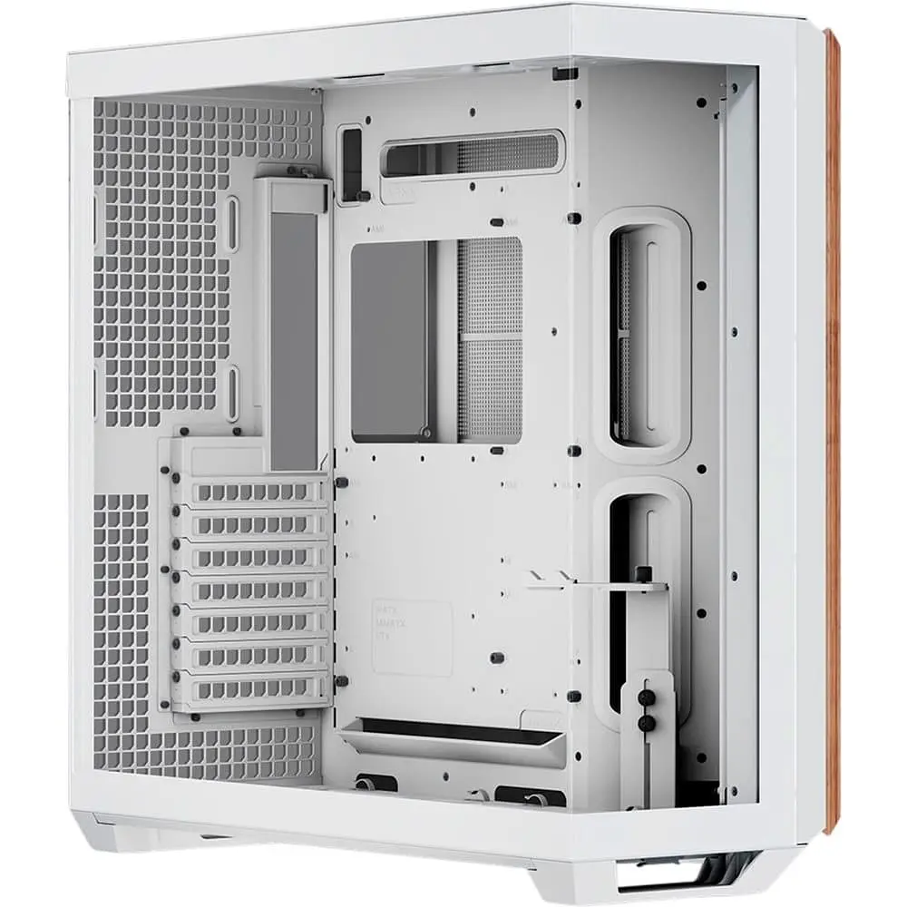 Корпус APNX V1-W Tempered Glass без БП White/Wood (APCM-VI01103.21) - фото 5