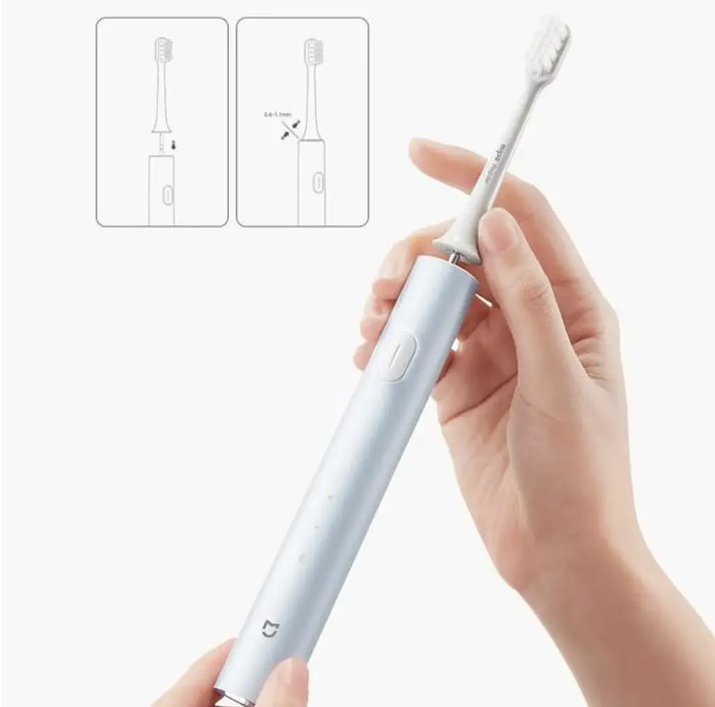 Насадки для зубної щітки Mijia Sonic Electric Toothbrush Head T200/T200C 3 pcs White - фото 3