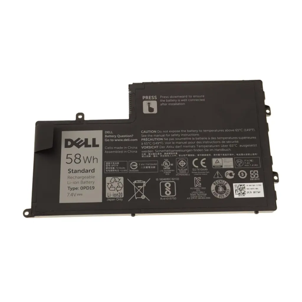 Акумулятор до ноутбука Dell Inspiron 15-5547 0PD19, 58Wh (7600mAh), 4cell, 7.4V, Li-ion (A47306) - фото 3