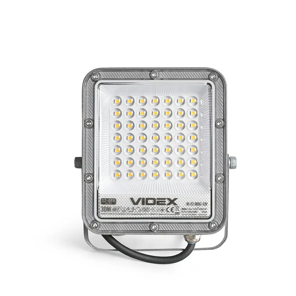 LED прожектор Videx Premium F2, 30W 5000K AC/DC 12-48V (25960-000) - фото 3