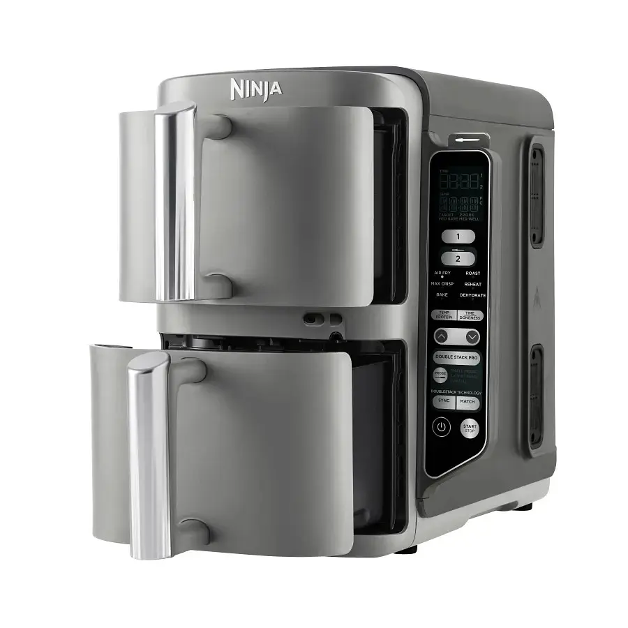 Мультипіч Ninja Double Stack XL 2-Level Hot Air Fryer with Smart Cook System (SL451EU) - фото 4