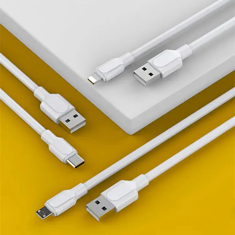 Кабель Avantis AC-75m Super Flash USB – Micro- білий - фото 4