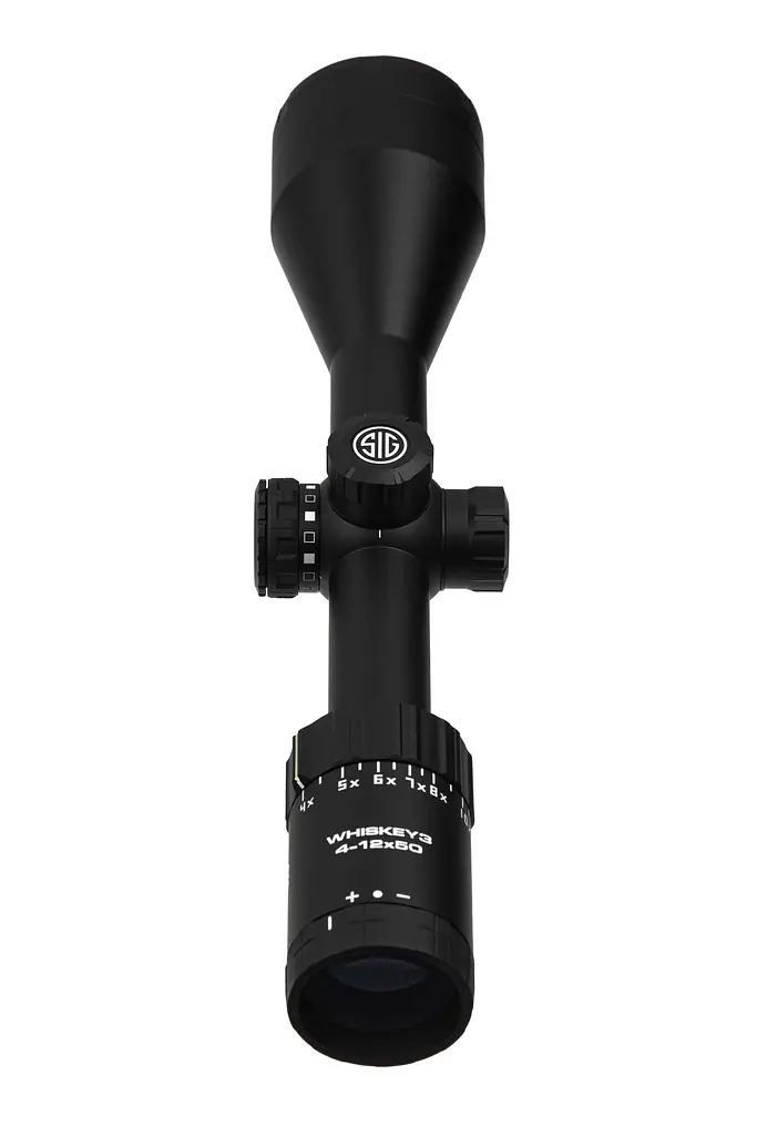 Прицел оптический SIG Optics Whiskey 3 4-12x50mm, 25,4mm, SFP, HellFire QuadPlex - фото 5