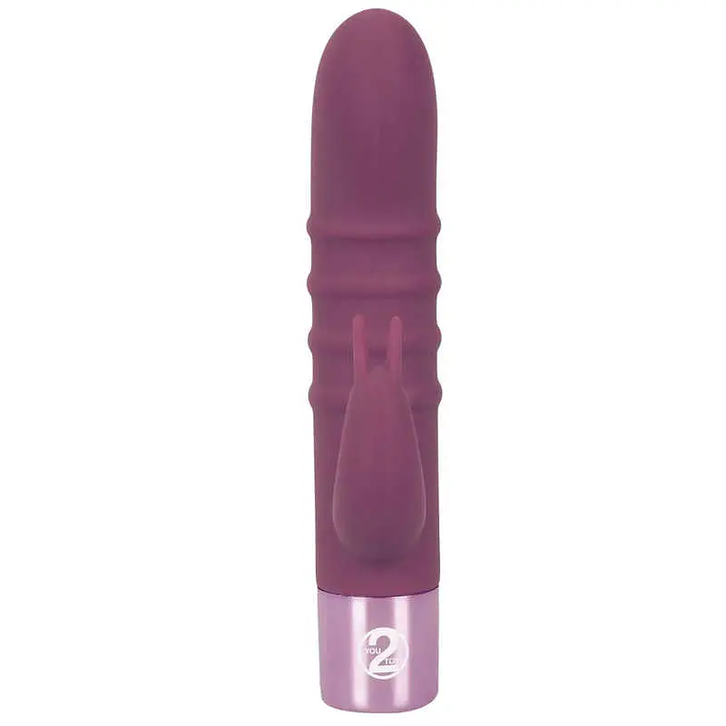 Вібратор-кролик Orion Elegant Series Rabbit Vibe Елегантний, 16х3.2 см фіолетовий - фото 4