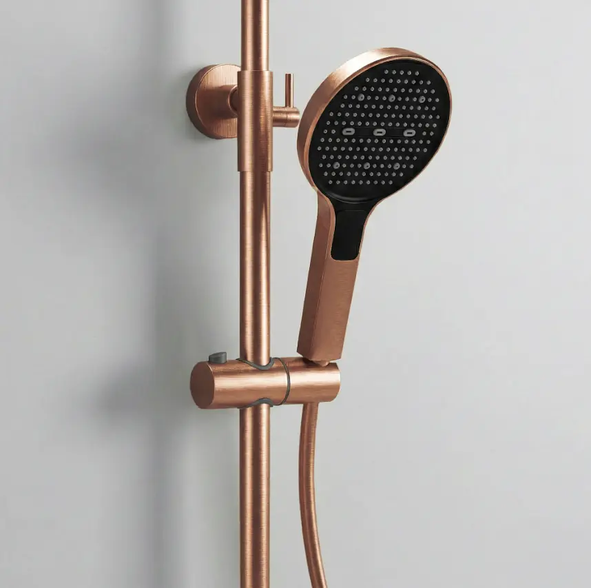 Душова система з виливом Rea Farel brushed copper REA-P0357 - фото 4