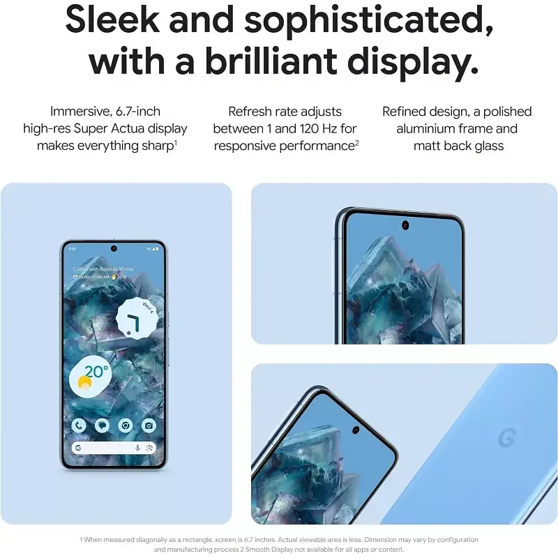 Смартфон Google Pixel 8 Pro 12/128Gb Bay (блакитний) глобальна версія - фото 7
