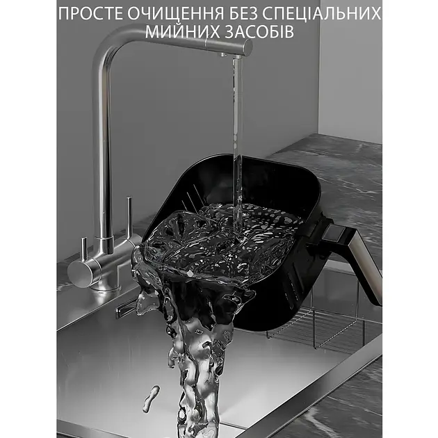 Безолійна аерофритюрниця Crownberg CB-5550, 2000 Вт, 5 л - фото 6