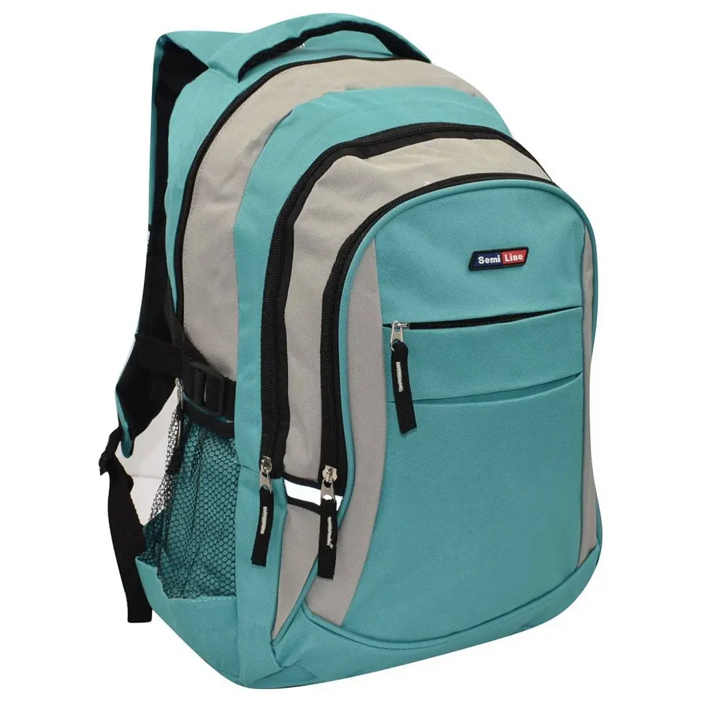 Рюкзак міський Semi Line 35 Turquoise/Grey (BSL117) - фото 4