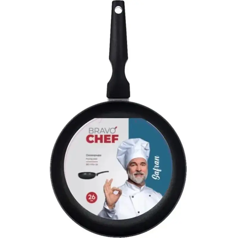Сковорода Bravo Chef Safran без крышки 26 см (BC-1114-26) - фото 4