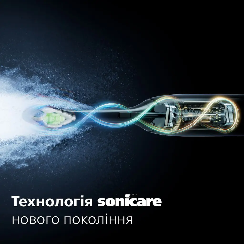 Електрична зубна щітка Philips Sonicare HX7101/02 серії 5300 чорна - фото 3