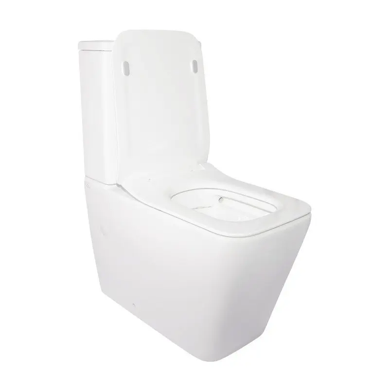 Унитаз-компакт Qtap Crow безободковый с сиденьем Soft Close QT05222170W, Белый - фото 2
