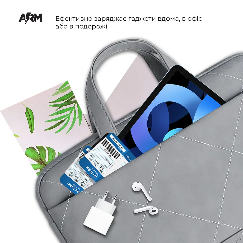 Зарядний пристрій AMHJ83 20W White USB-C Power Adapter, підтримка Power Delivery та Quick Charge 3.0, швидка зарядка для iPhone, iPad, смартфонів та планшетів, ArmorStandart (ARM58528) - фото 6