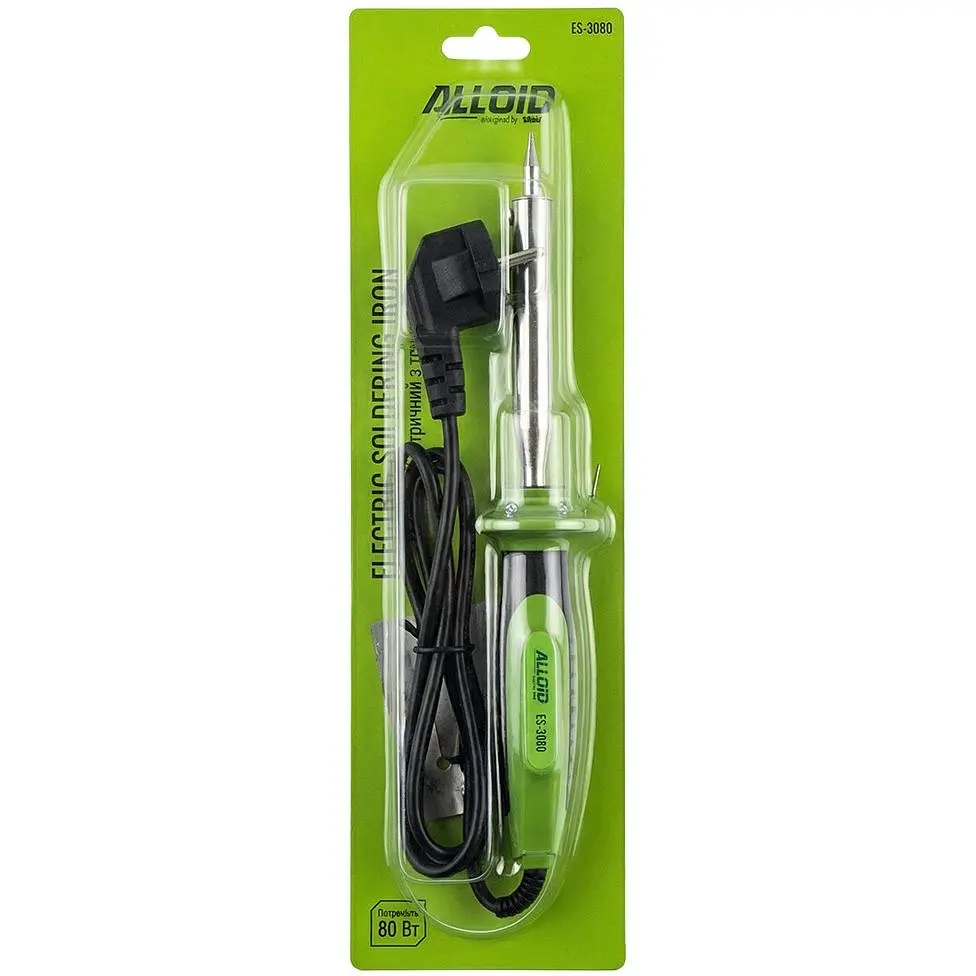 Паяльник електричний Alloid Building Tools з тримачем 80 Вт (ES-3080) - фото 2