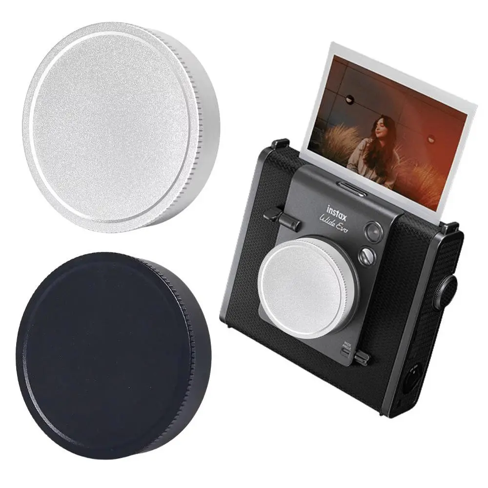 Защитная крышка на объектив для камеры Fujifilm Instax Wide EVO серебристая - фото 4