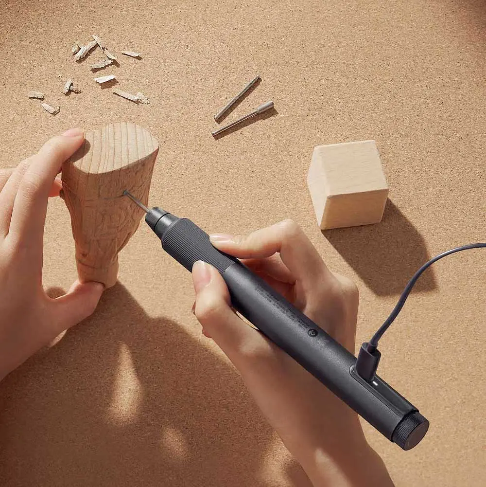 Гравер акумуляторний Xiaomi MiJia Electric Carving Pen 16 насадок (MJDMB001QW) - фото 8