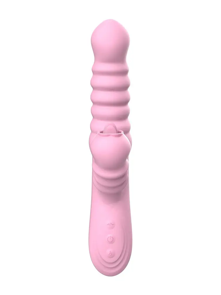 Вібратор B-Series Lyla Vibrating Spear USB, 21 см (рожевий) - фото 5