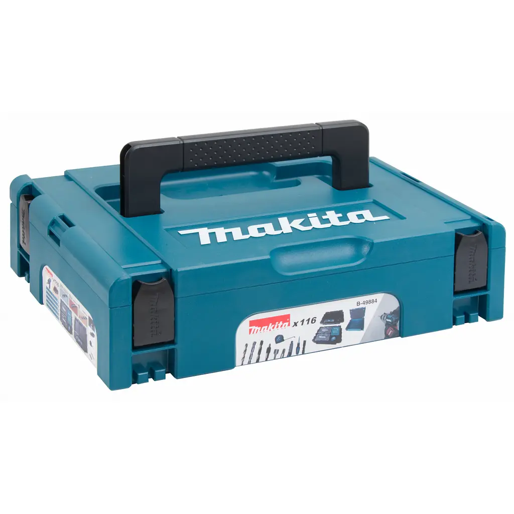 Набір свердл та біт в кейсі Makpac (116 предметів) Makita B-49884 - фото 3